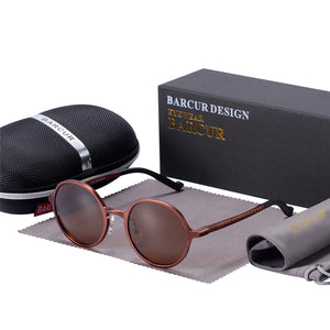 Luxury Round Retro Vintage Sunglasses