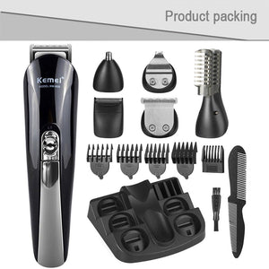 Multifunction Shaver Beard Trimmer With LCD Display