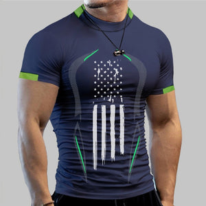 Short Sleeve Running Compression T-shirt