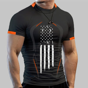 Short Sleeve Running Compression T-shirt