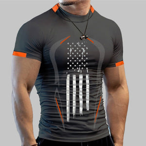 Short Sleeve Running Compression T-shirt